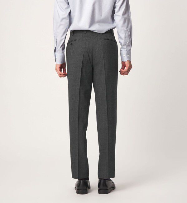 UNITED ARROWS green label relaxing「A+ TWPU バーズアイ アジャスター NP セットアップ パンツ スラックス -ストレッチ-」|スラックス|