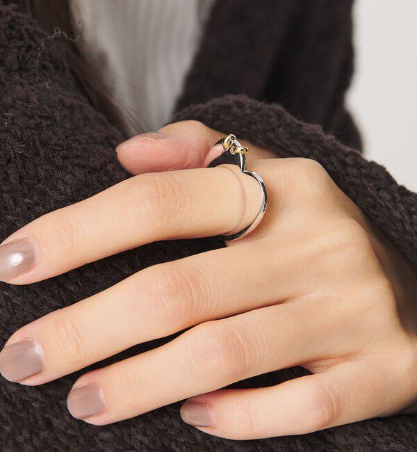 BEAUTY&YOUTH UNITED ARROWS「＜LAPUIS＞Plate Heart リング」|リング|