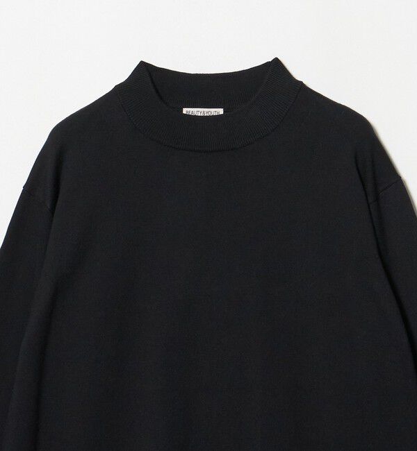 BEAUTY&YOUTH UNITED ARROWS「コットン カシミヤ ジャケットネック ニット ウォッシャブル」|ニット・セーター|
