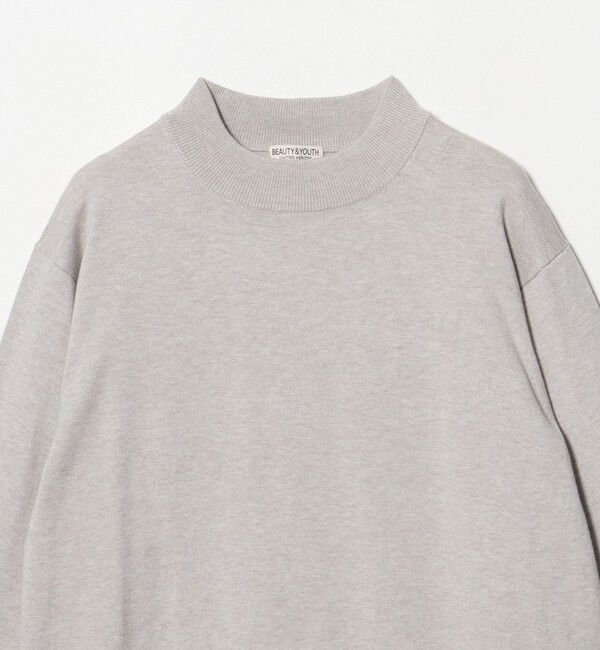 BEAUTY&YOUTH UNITED ARROWS「コットン カシミヤ ジャケットネック ニット ウォッシャブル」|ニット・セーター|