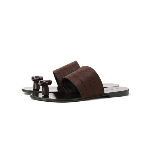 Demi-Luxe BEAMS 「LAOCOONTE / VALEN SEDA フラット サンダル」|サンダル|