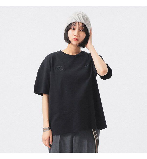 BEAMS SELECTION for WOMEN「【別注】テーラー東洋 / 50th 50％ スカ Tシャツ」|Tシャツ・カットソー|BLACK