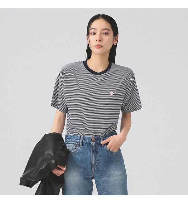 BEAMS SELECTION for WOMEN「【別注】DANTON / ストライプ インナー Tシャツ」|Tシャツ・カットソー|
