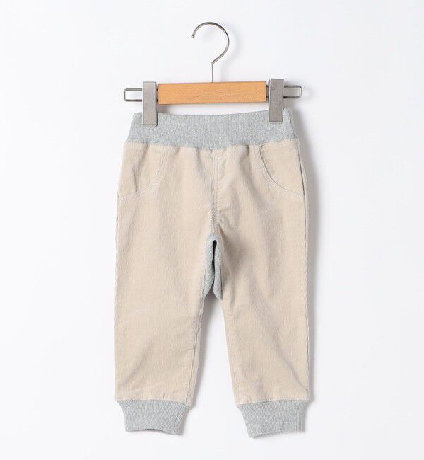 SHIPS KIDS「80～90cm/ ベビー コーデュロイ ストレッチ パンツ」|その他ベビーウェア|アイボリー