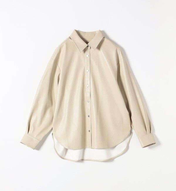 quaranciel「《予約》〈洗濯機可能〉サイドベルト レギュラーカラー シャツ ジャケット」|シャツ・ブラウス|