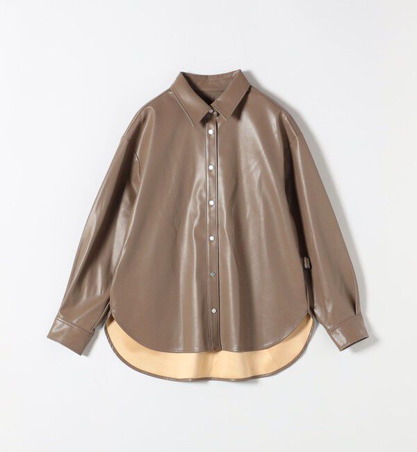 quaranciel「《予約》〈洗濯機可能〉サイドベルト レギュラーカラー シャツ ジャケット」|シャツ・ブラウス|