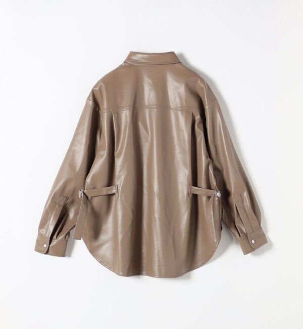 quaranciel「《予約》〈洗濯機可能〉サイドベルト レギュラーカラー シャツ ジャケット」|シャツ・ブラウス|
