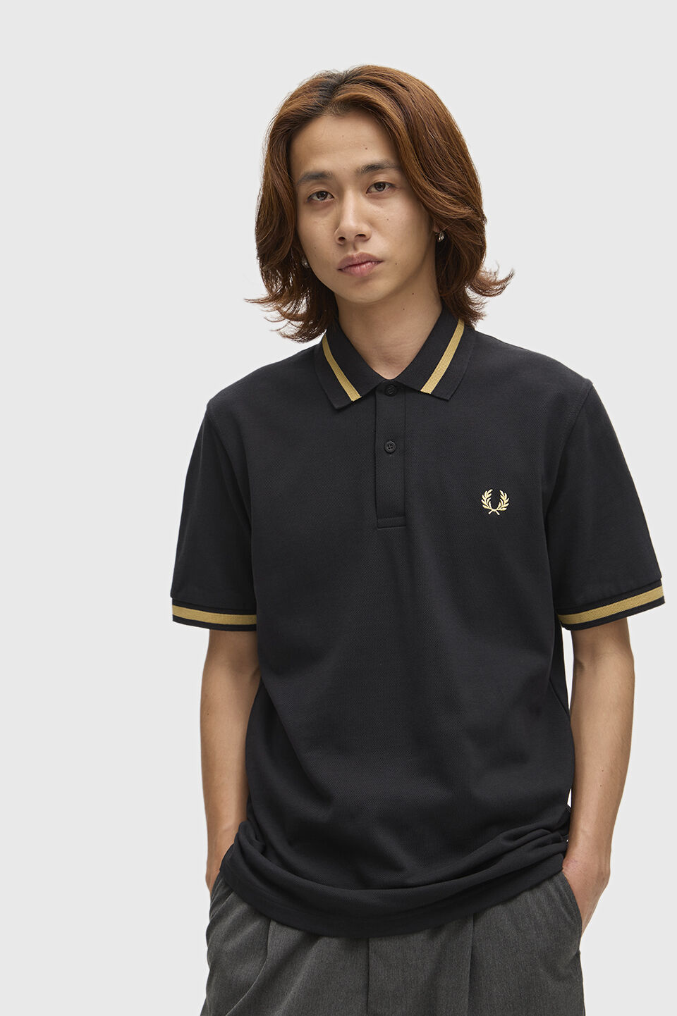  「The Fred Perry Shirt M2／イングランド製 フレッドペリーポロシャツ M2」|ポロシャツ|BLACK