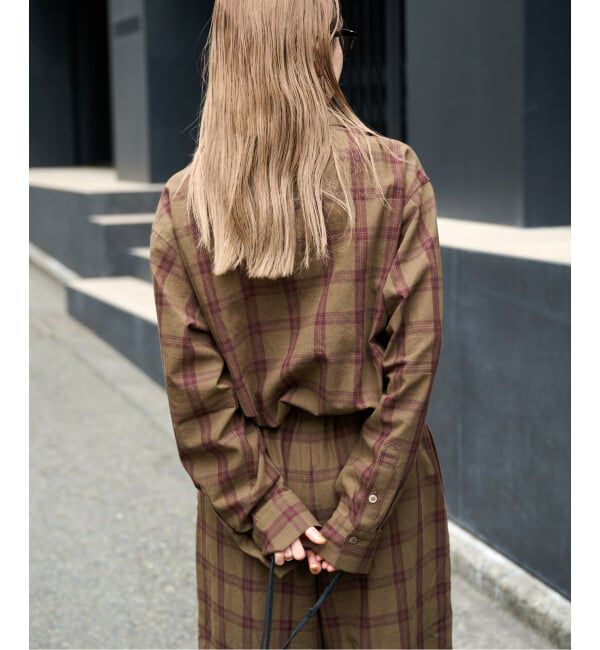 OUTDOOR PRODUCTS Usual Things「PLAIDパターンオープンカラーシャツ」|シャツ・ブラウス|