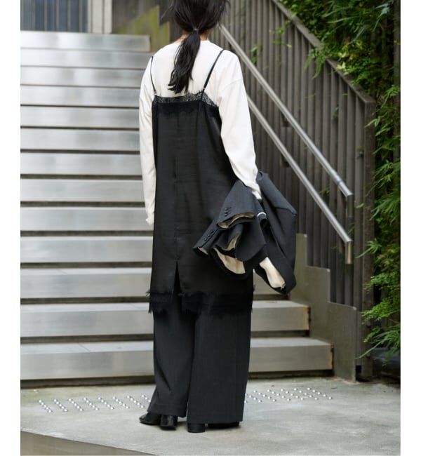 OUTDOOR PRODUCTS Usual Things「サテンレースキャミワンピース」|ワンピース|