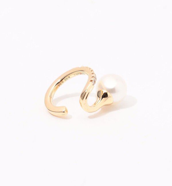TOMORROWLAND GOODS「Hirotaka Diamond Akoya Pearl イヤーカフ」|イヤーカフ|