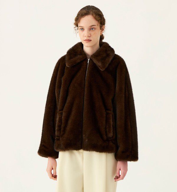 Ballsey「ランダムエコファー ラウンドフォルムコート」|その他|