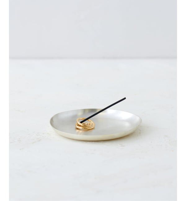 ACME「【fog linen work/フォグリネンワーク】SILVER PLATE ROUND M シルバートレイ」|香水・フレグランス|