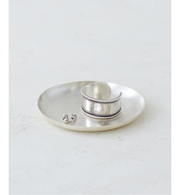 ACME「【fog linen work/フォグリネンワーク】SILVER PLATE ROUND M シルバートレイ」|香水・フレグランス|