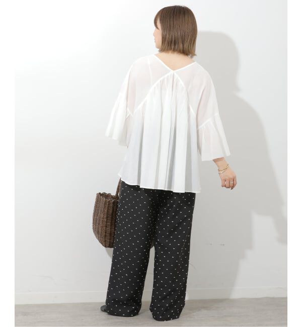 JOURNAL STANDARD relume「コットンギャザーフレアブラウス」|シャツ・ブラウス|