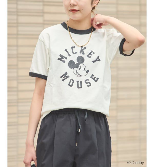 journal standard L'essage「《追加》【MICKEY】ピグメントTシャツ」|Tシャツ・カットソー|
