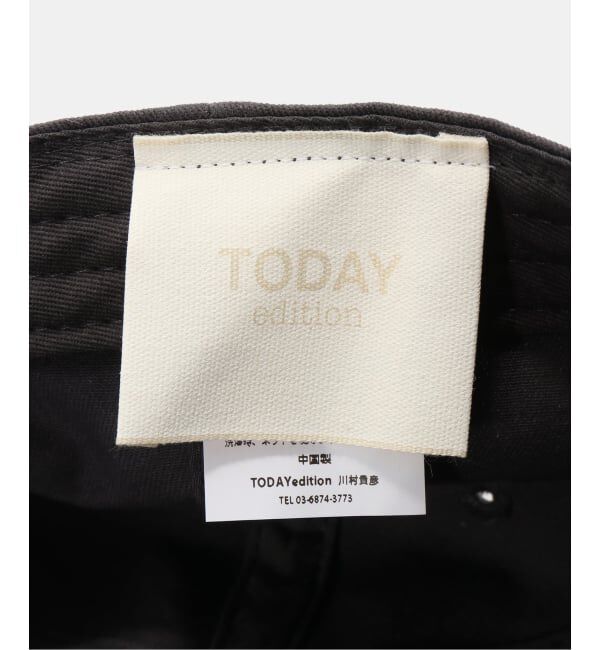 JOURNAL STANDARD「【TODAY edition / トゥデイエディショ】 LOGO CAP」|キャップ・キャスケット|