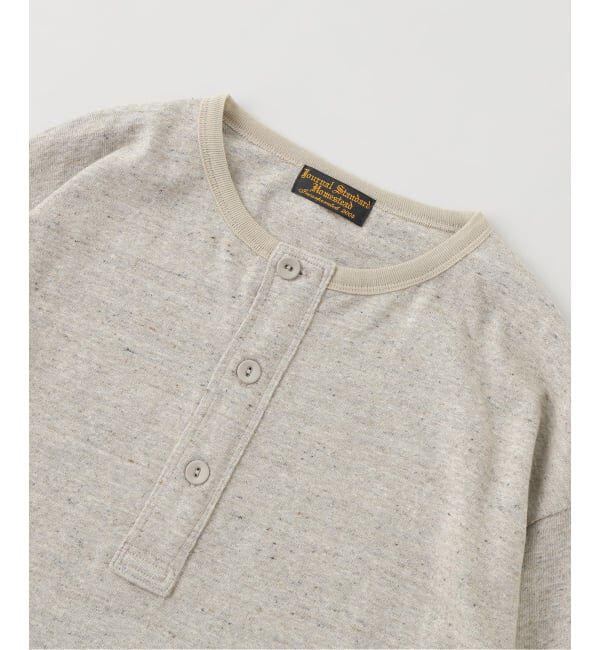 J.S.Homestead「J.S.Homestead / 9番糸 天竺 ヘンリーネック ロンT」|Tシャツ・カットソー|