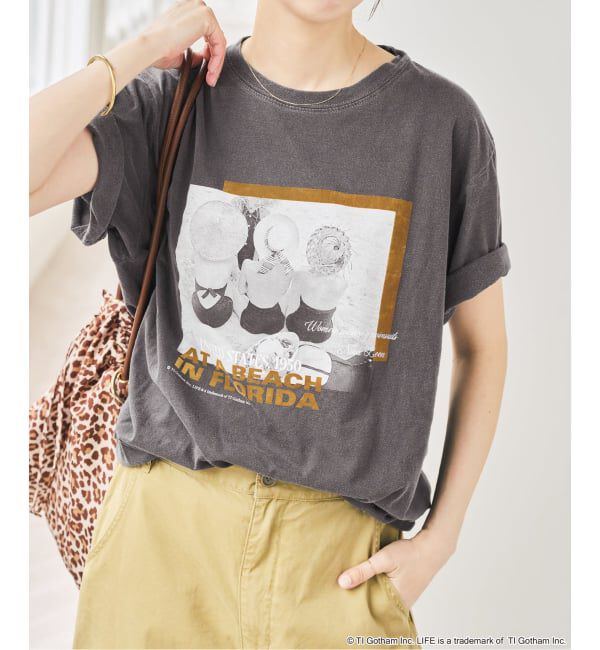 Spick and Span「《別注》GOOD ROCK SPEED / グッドロックスピード LPC S/S TEE」|Tシャツ・カットソー|ブラック A
