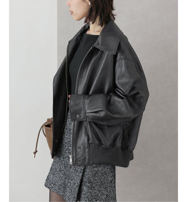  「LVIR / ルヴィエール FAUX LEATHER ブルゾン」|その他|