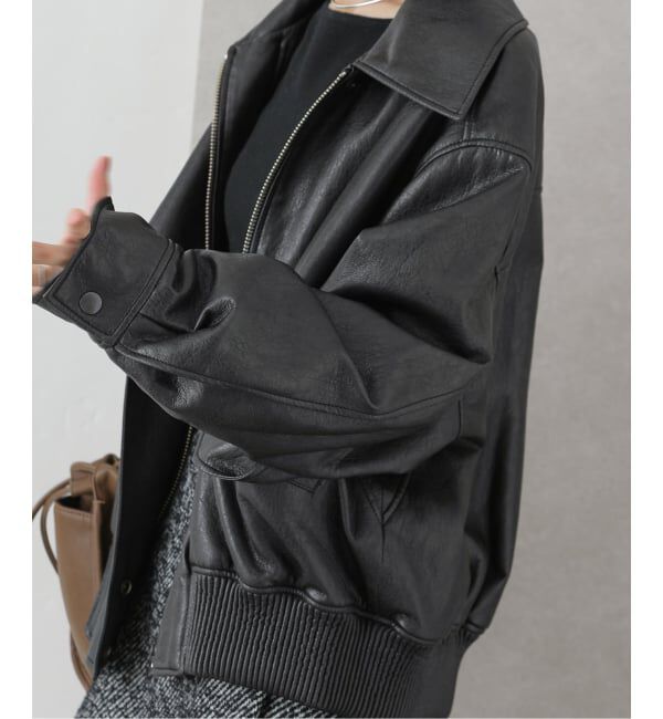  「LVIR / ルヴィエール FAUX LEATHER ブルゾン」|その他|