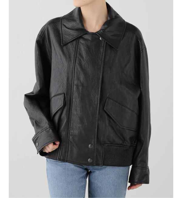  「LVIR / ルヴィエール FAUX LEATHER ブルゾン」|その他|
