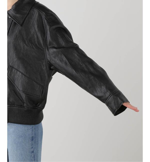  「LVIR / ルヴィエール FAUX LEATHER ブルゾン」|その他|