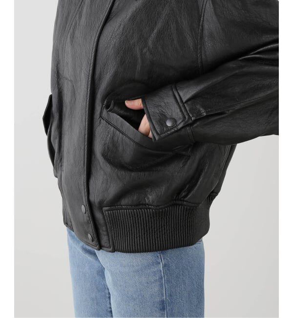  「LVIR / ルヴィエール FAUX LEATHER ブルゾン」|その他|
