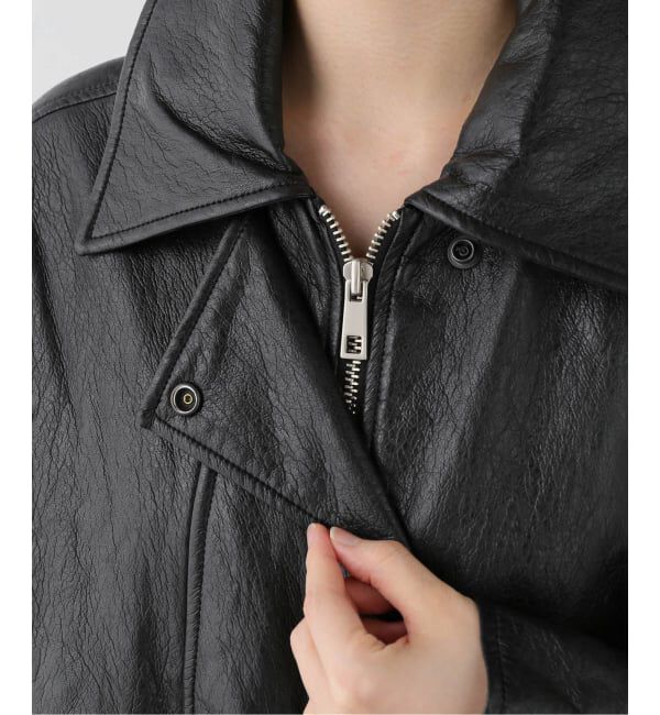  「LVIR / ルヴィエール FAUX LEATHER ブルゾン」|その他|