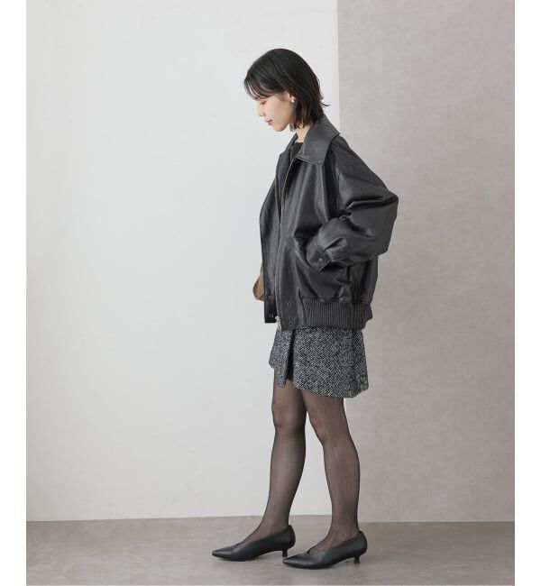  「LVIR / ルヴィエール FAUX LEATHER ブルゾン」|その他|