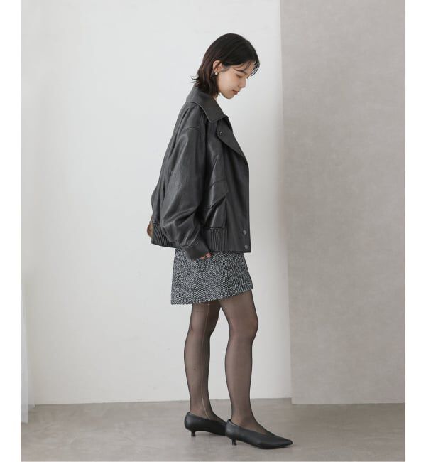  「LVIR / ルヴィエール FAUX LEATHER ブルゾン」|その他|