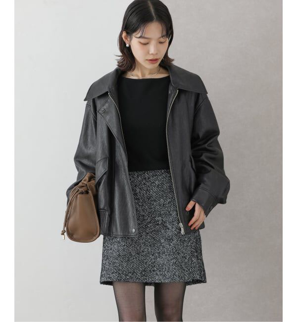  「LVIR / ルヴィエール FAUX LEATHER ブルゾン」|その他|