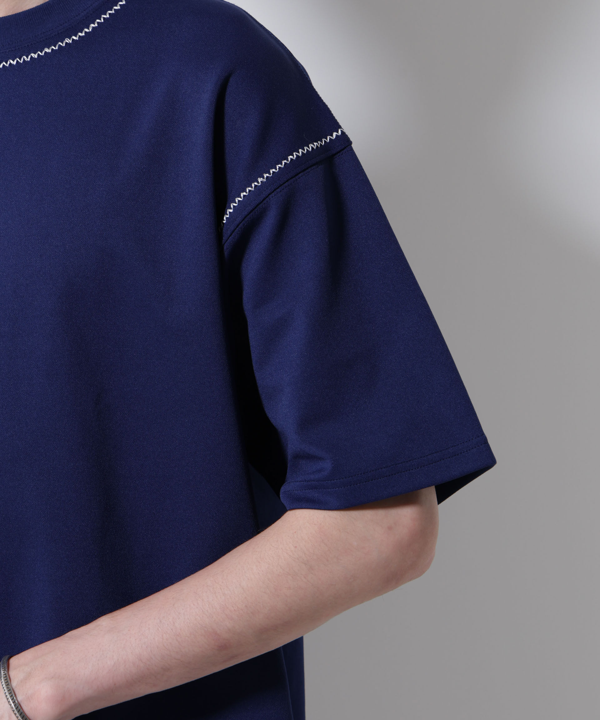 NANO universe「テクニックステッチTシャツ 半袖」|Tシャツ・カットソー|