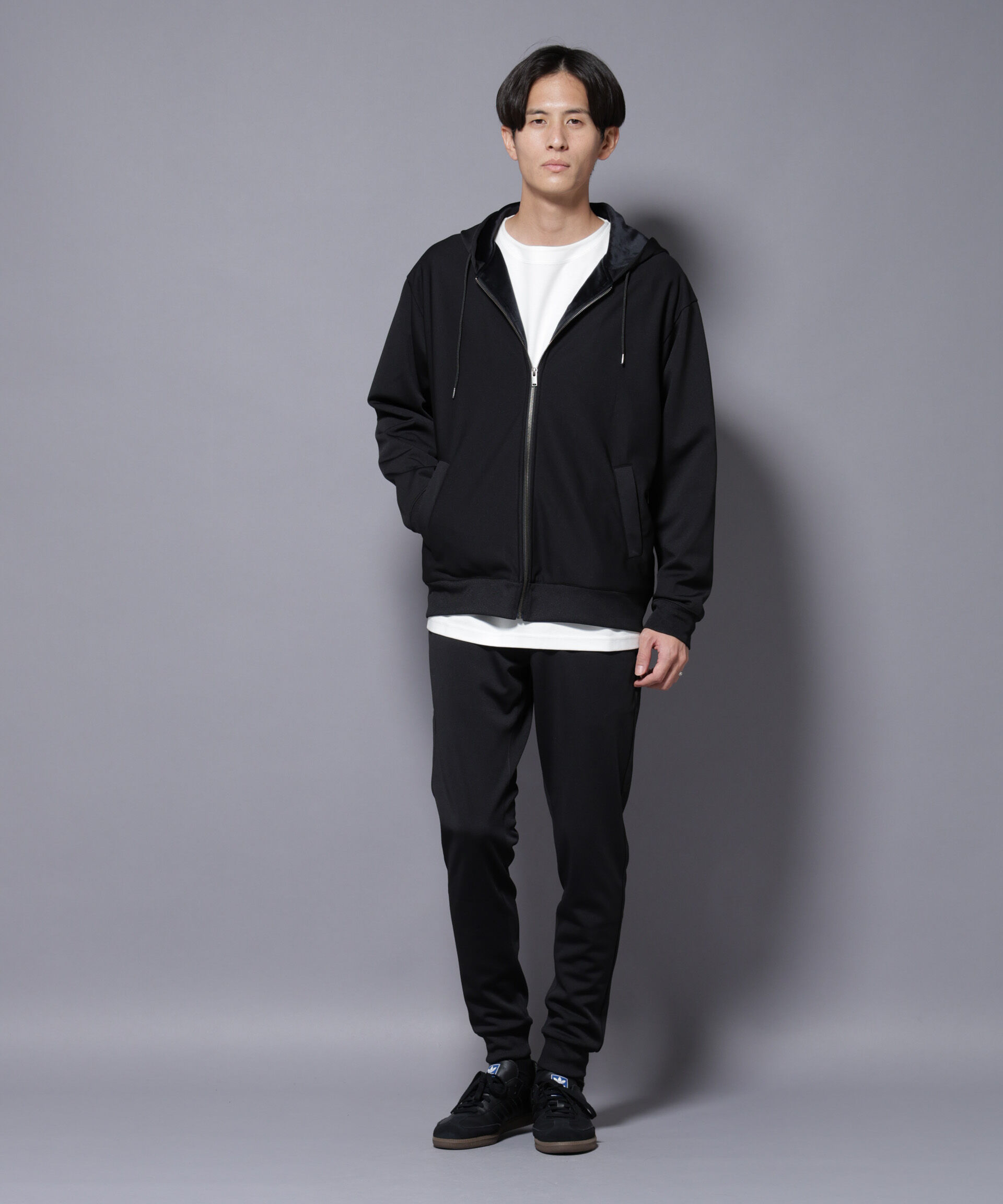 NANO universe「｢MC｣coveross(R) フリースボンディングジップアップパーカー」|Tシャツ・カットソー|