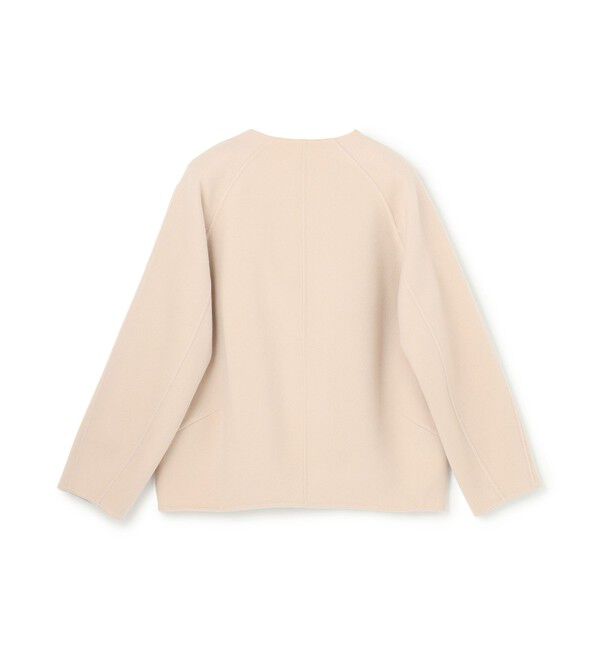BEIGE,「【WEB限定】PAYSON / ウールリバーノーカラーショートコート」|ノーカラージャケット|
