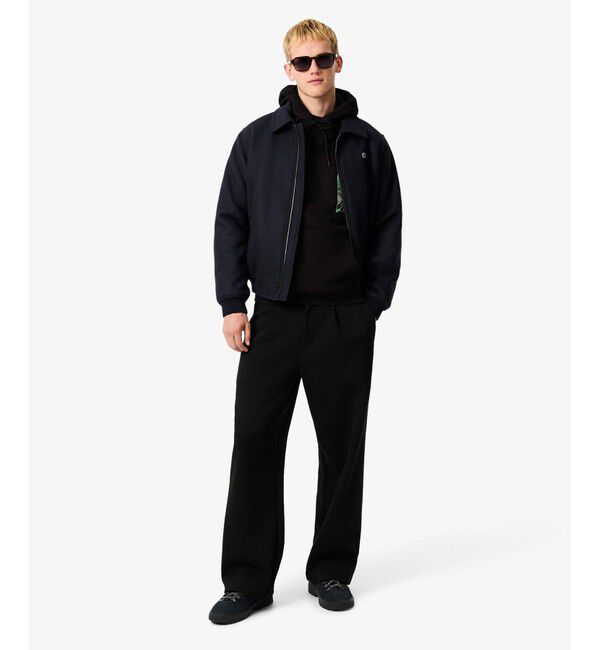 LACOSTE「テニスヘリテージプリントスウェットフーディー」|パーカー|