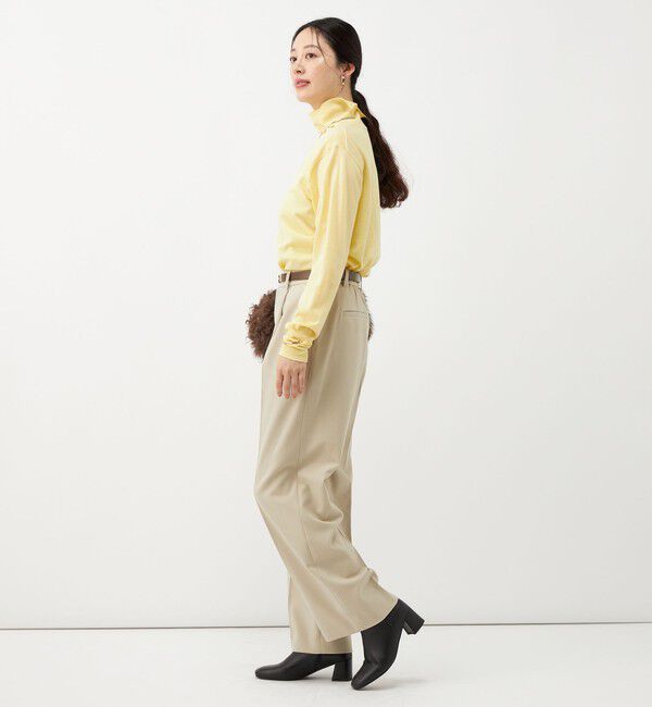 NOLLEY'S「《防シワ》ウォッシャブルウールライクセミワイドパンツ」|その他|