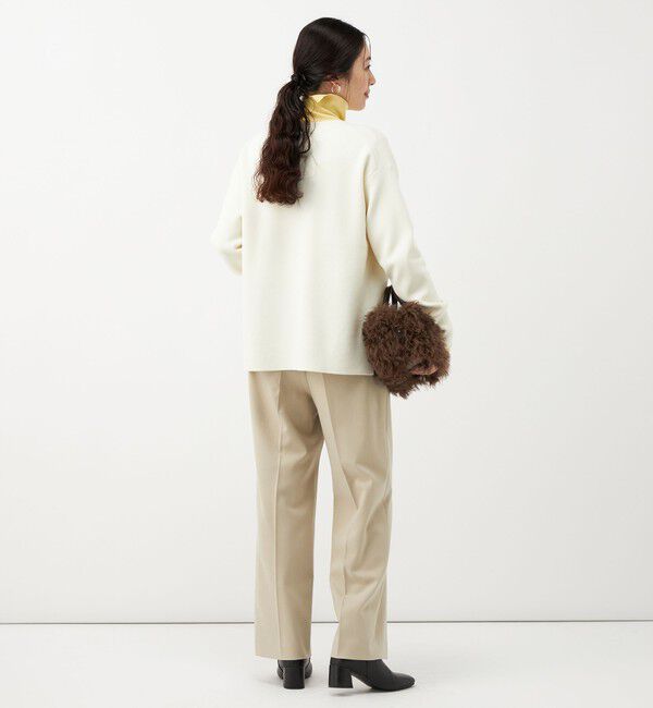 NOLLEY'S「《防シワ》ウォッシャブルウールライクセミワイドパンツ」|その他|