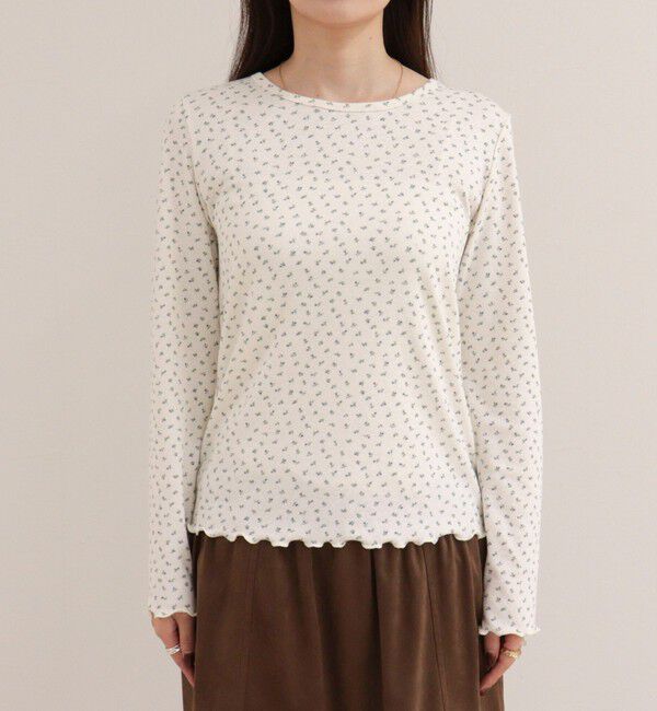 fredy emue「パターンメッシュプルオーバーカットソー」|Tシャツ・カットソー|
