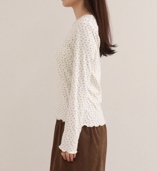 fredy emue「パターンメッシュプルオーバーカットソー」|Tシャツ・カットソー|