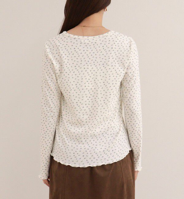 fredy emue「パターンメッシュプルオーバーカットソー」|Tシャツ・カットソー|