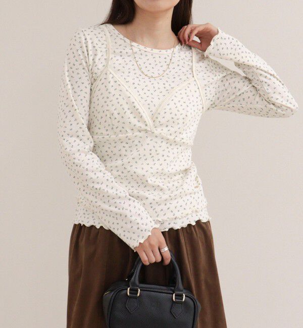 fredy emue「パターンメッシュプルオーバーカットソー」|Tシャツ・カットソー|