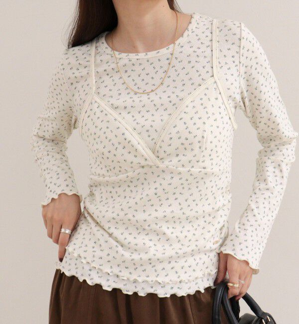 fredy emue「パターンメッシュプルオーバーカットソー」|Tシャツ・カットソー|