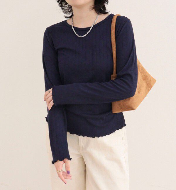 fredy emue「パターンメッシュプルオーバーカットソー」|Tシャツ・カットソー|