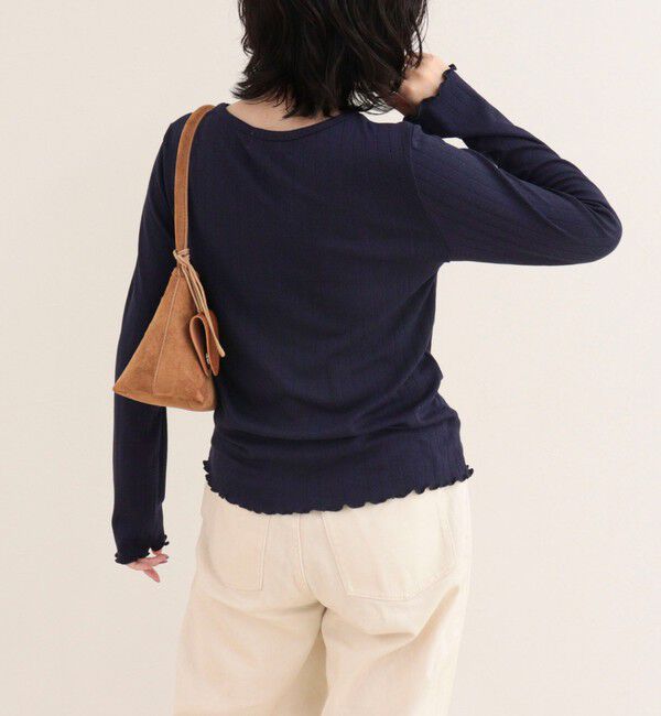 fredy emue「パターンメッシュプルオーバーカットソー」|Tシャツ・カットソー|