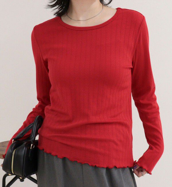 fredy emue「パターンメッシュプルオーバーカットソー」|Tシャツ・カットソー|