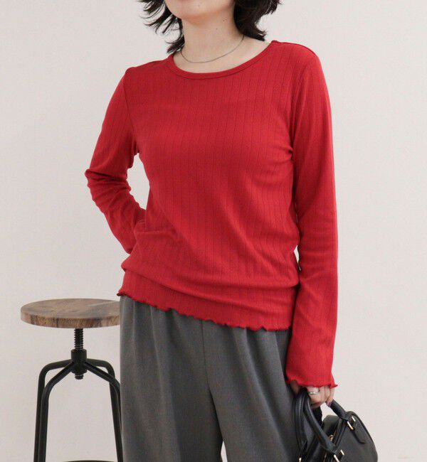 fredy emue「パターンメッシュプルオーバーカットソー」|Tシャツ・カットソー|