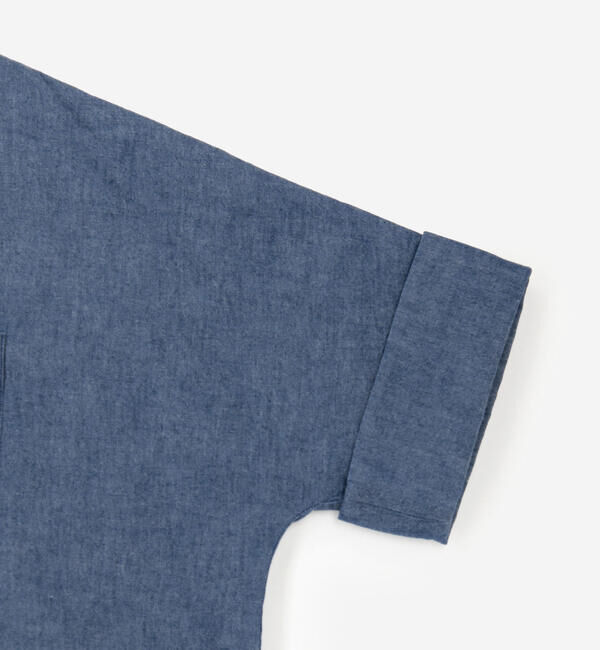 DANTON「DANTON | 6ozコットンシャンブレー ワークシャツワンピース WOMEN」|ワンピース|