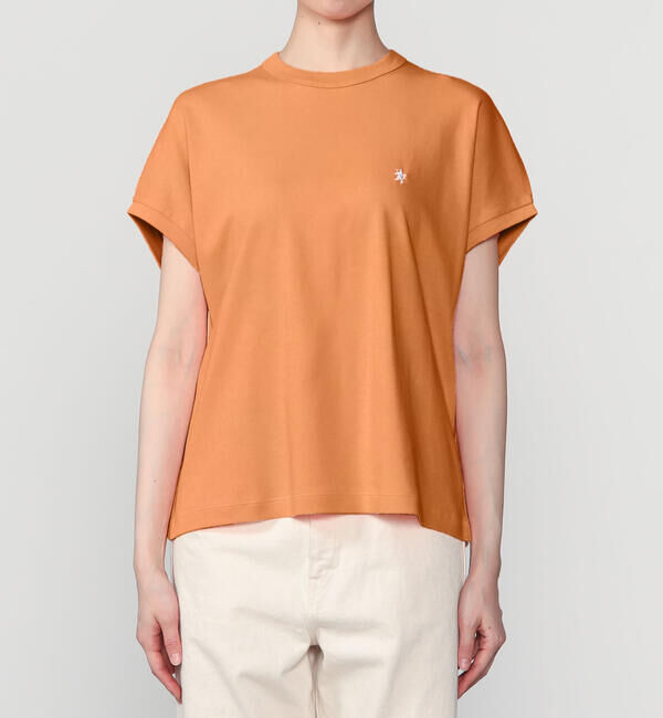 GYMPHLEX「Gymphlex | コットン クルーネックキャップスリーブTシャツ WOMEN」|Tシャツ・カットソー|