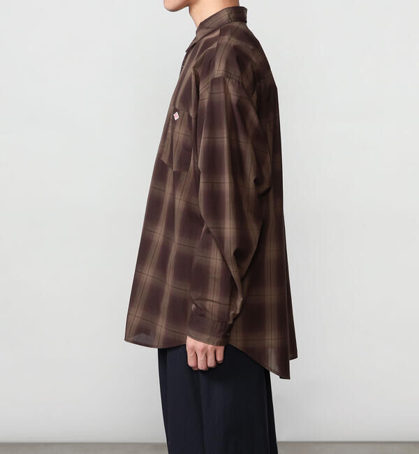 DANTON「DANTON | レギュラーカラー 長袖ワークシャツ MEN」|シャツ・ブラウス|